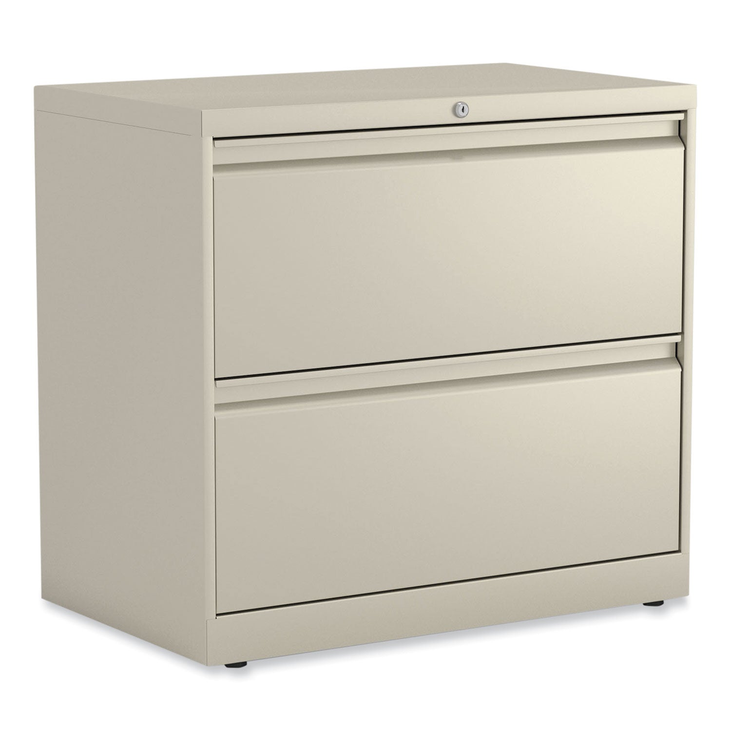 Alera® Lateral File, 2 Legal/Letter-Size File Drawers, Putty, 30" x 18.63" x 28"