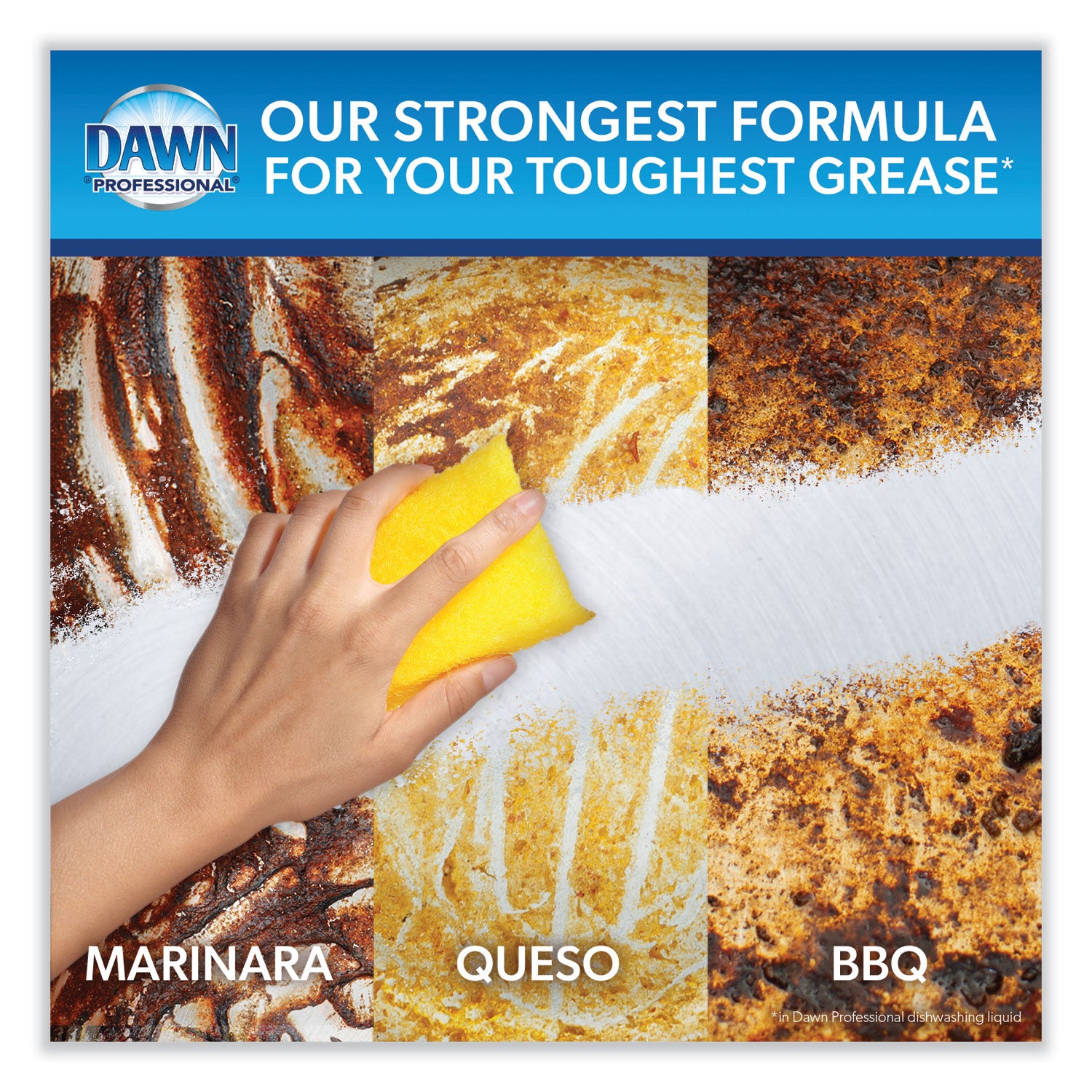 Dawn® Professional Heavy-Duty Manual Pot/Pan Dish Detergent, Original Scent, 38 oz Bottle, 8/Carton