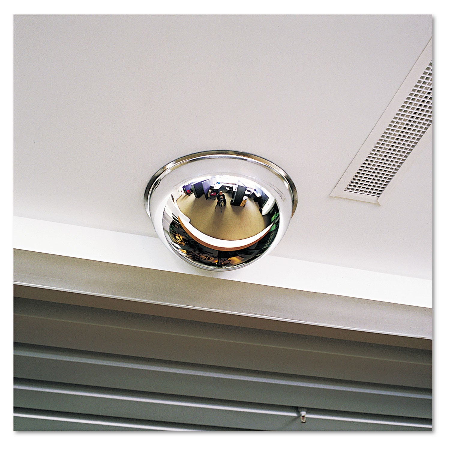 See All® Full Dome Convex Security Mirror, Full Dome, 18" Diameter