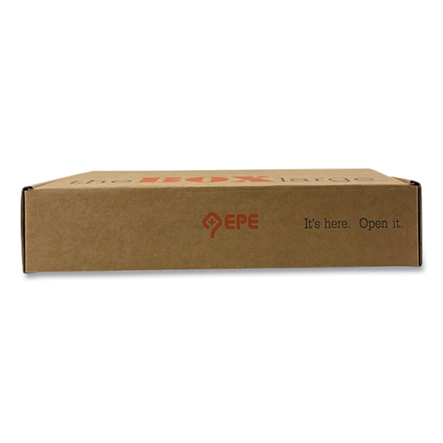 EPE USA Laptop Shipping Box, One-Piece Foldover (OPF), Large, 17.25" x 11.68" x 3.75", Brown Kraft