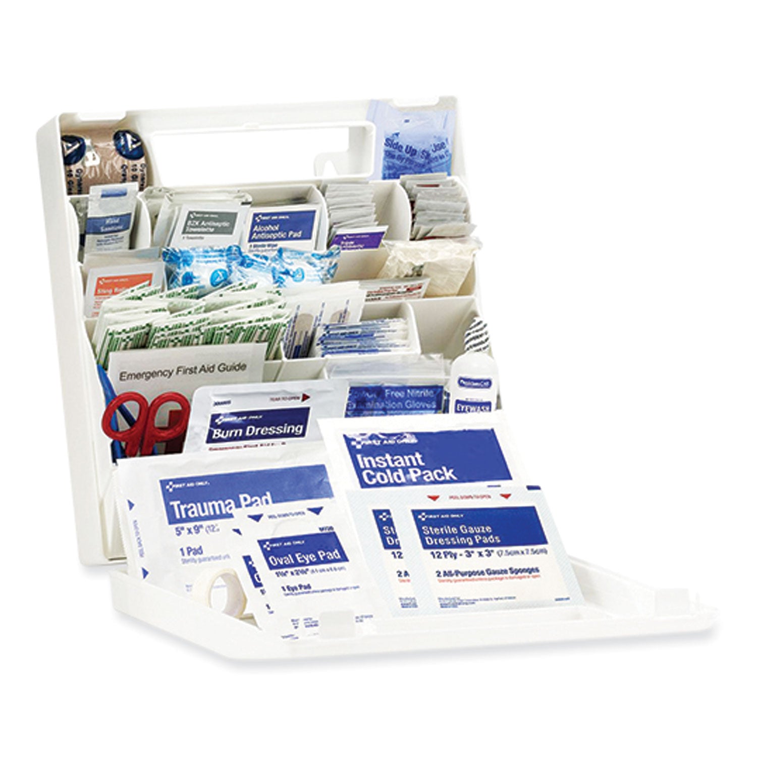 First Aid Only™ ANSI 2021 First Aid Kit for 50 People, 184 Pieces, Plastic Case