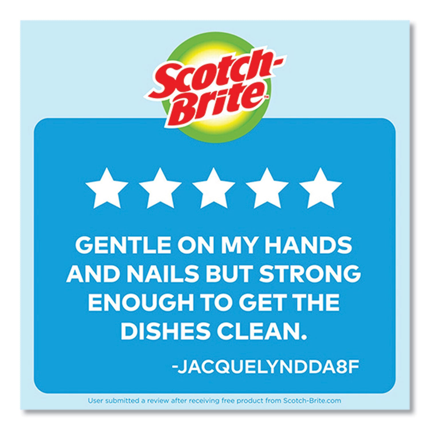 Scotch-Brite® Non-Scratch Dishwand Refills, Blue, 2/Pack