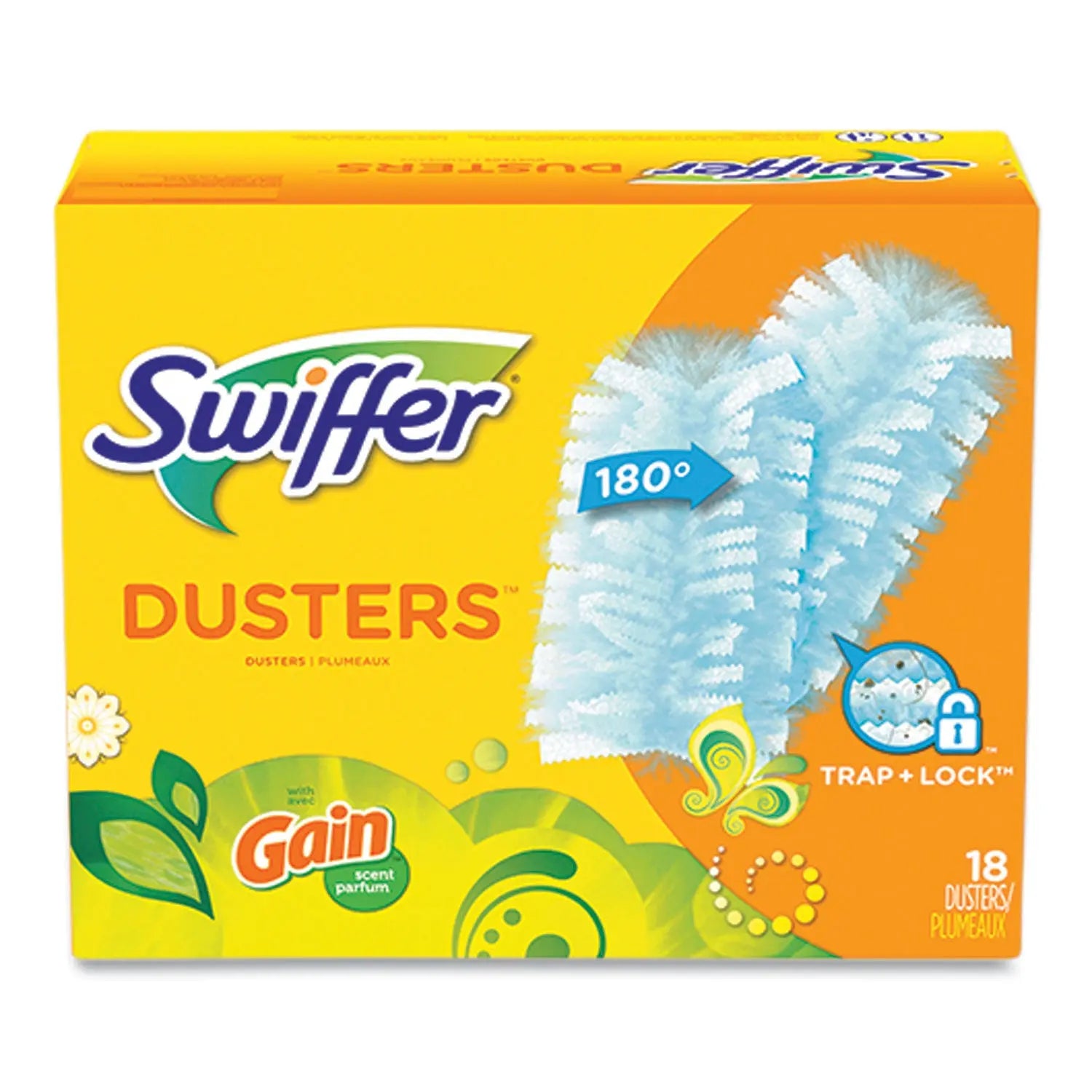 Dusters Refill, Dust Lock Fiber, Blue, Gain Original Scent, 18/Pack Swiffer® Flipcost