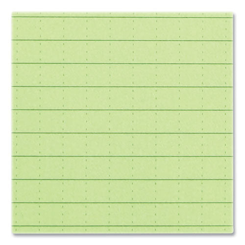 Rite in the Rain® All-Weather Wire-O Notepad, Universal: Narrow Rule and Quadrille Rule, Dark Green Cover, 50 White 3 x 5 Sheets