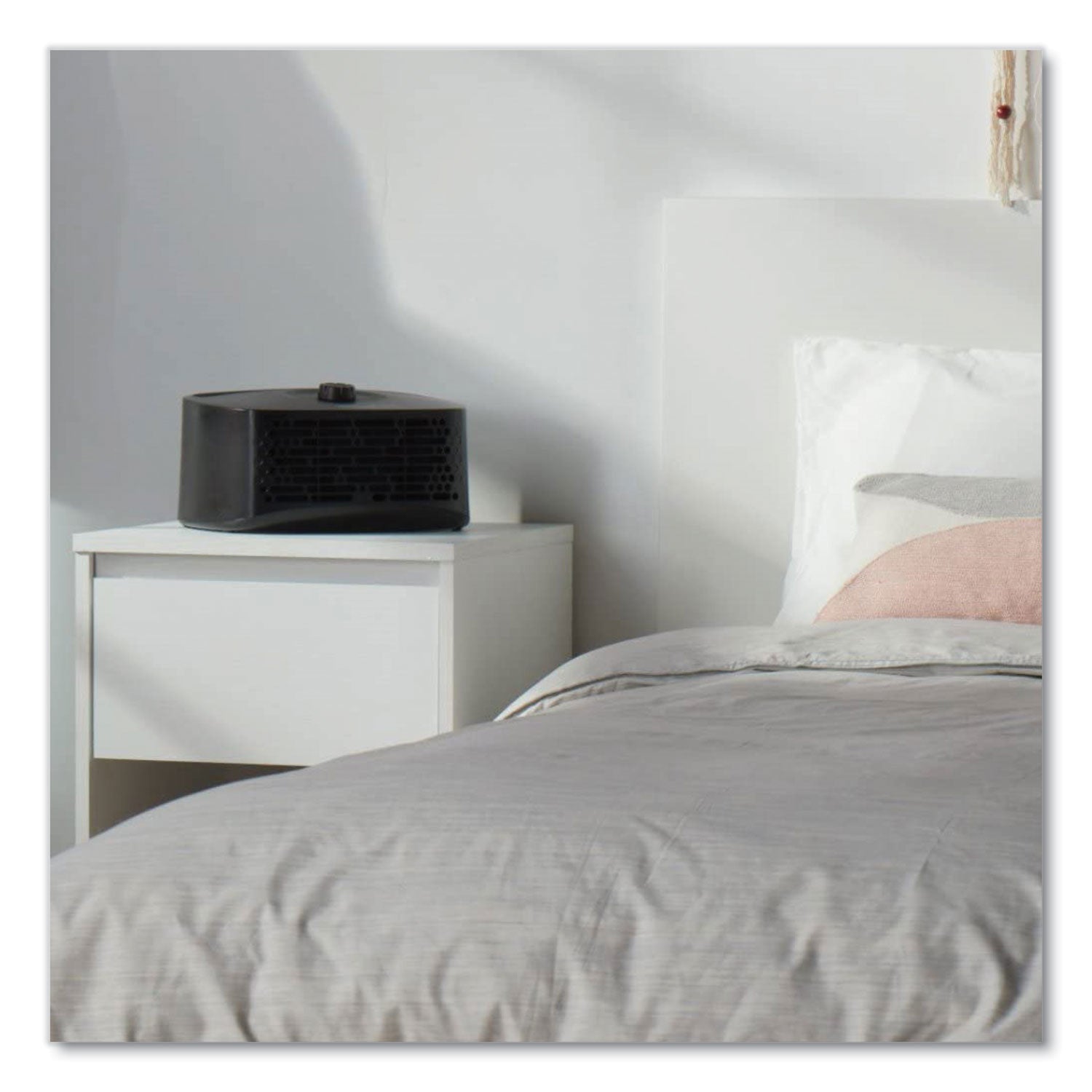 Honeywell True HEPA Tabletop Air Purifier, 90 sq ft Room Capacity, Black