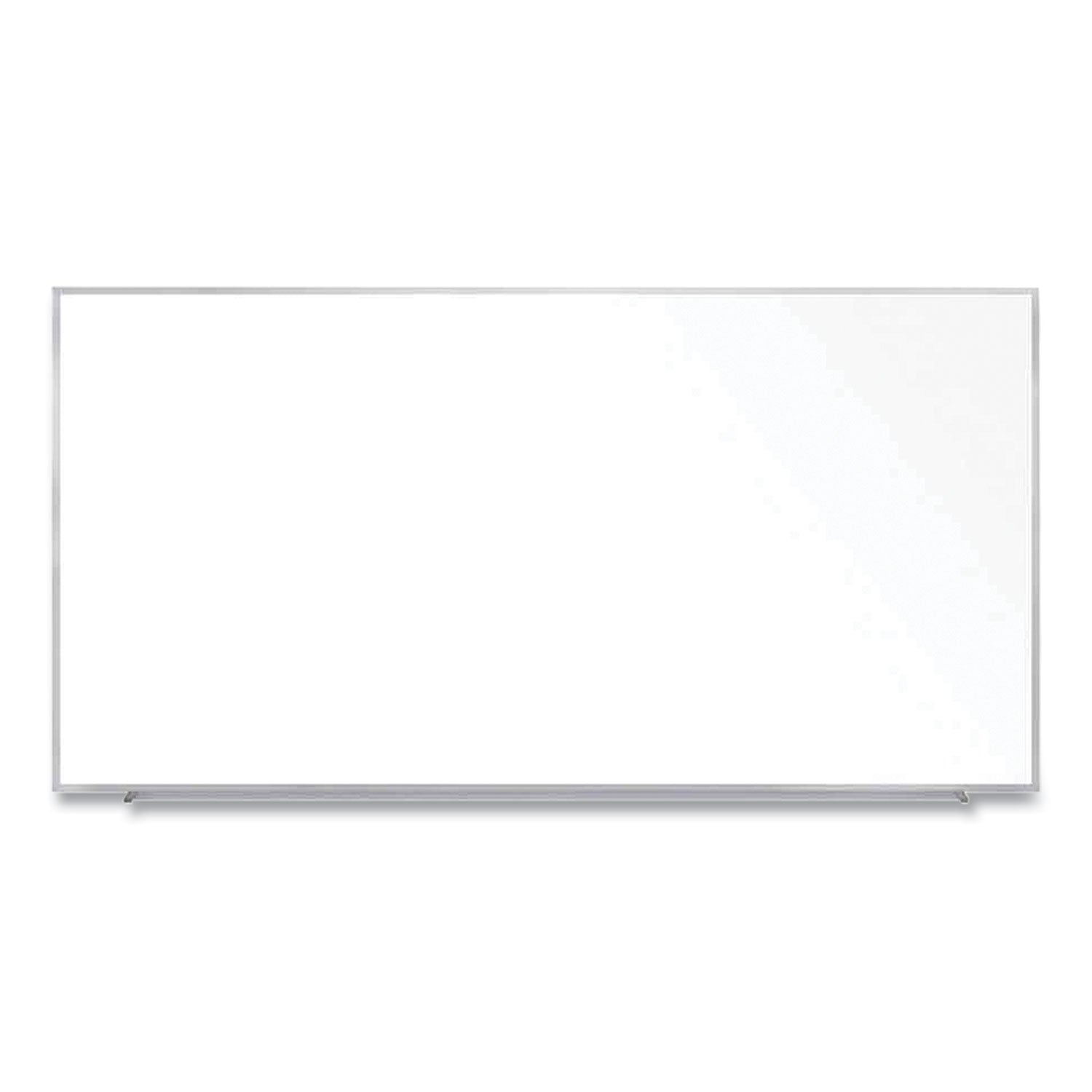 Magnetic Porcelain Whiteboard with Aluminum Frame, 120.59 x 60.47, White Surface, Satin Aluminum Frame