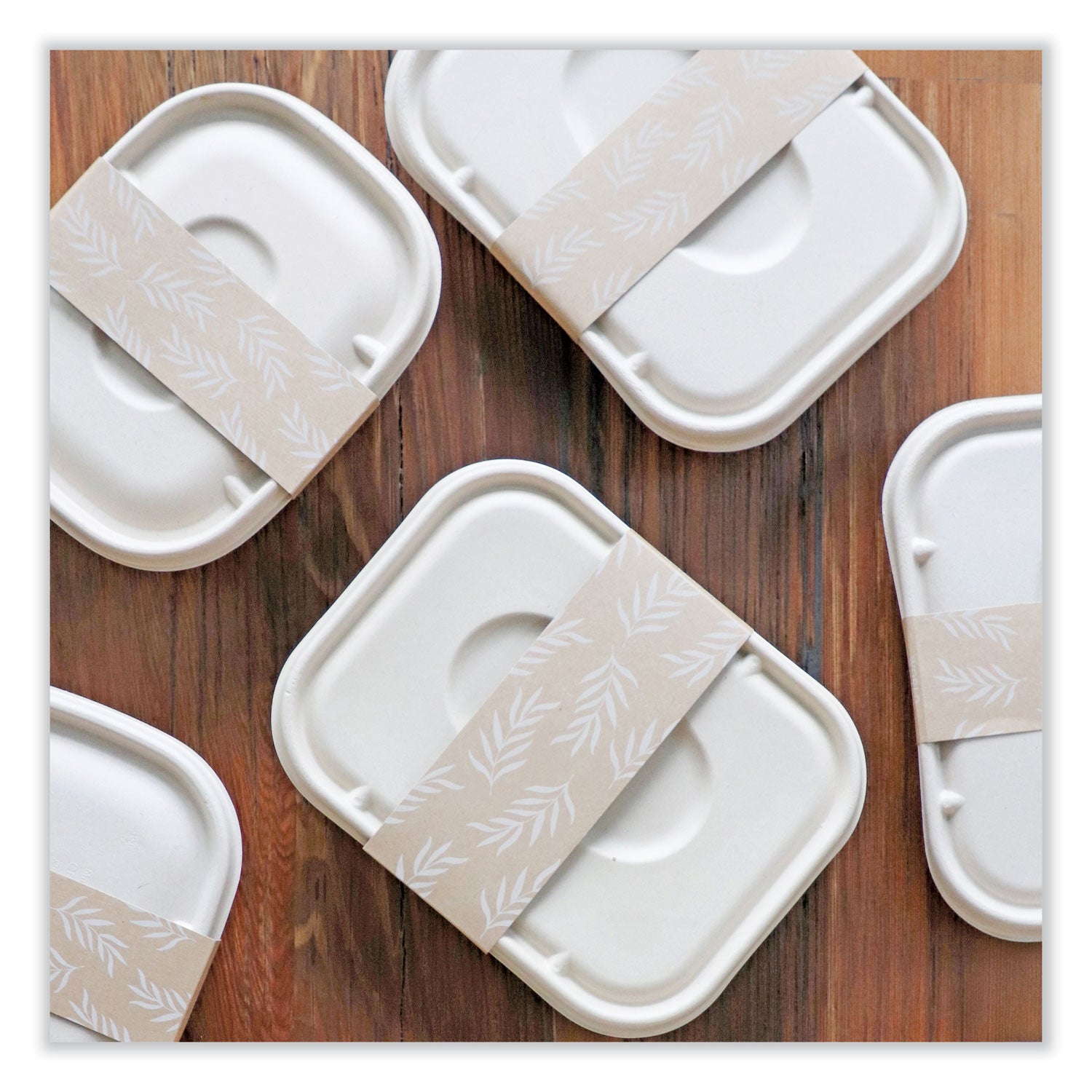 World Centric® Fiber Containers, 60 oz, 7.5 x 9.8 x 2.7, Natural, Paper, 400/Carton