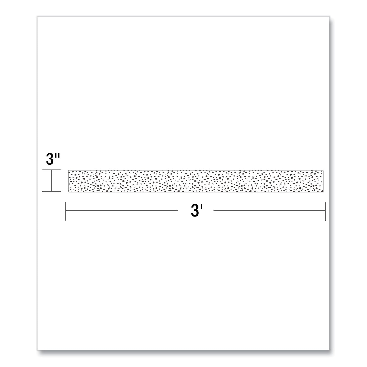 Carson-Dellosa Education Straight Borders, Dotted, 3" x 3 ft, Black/White, 12/Pack