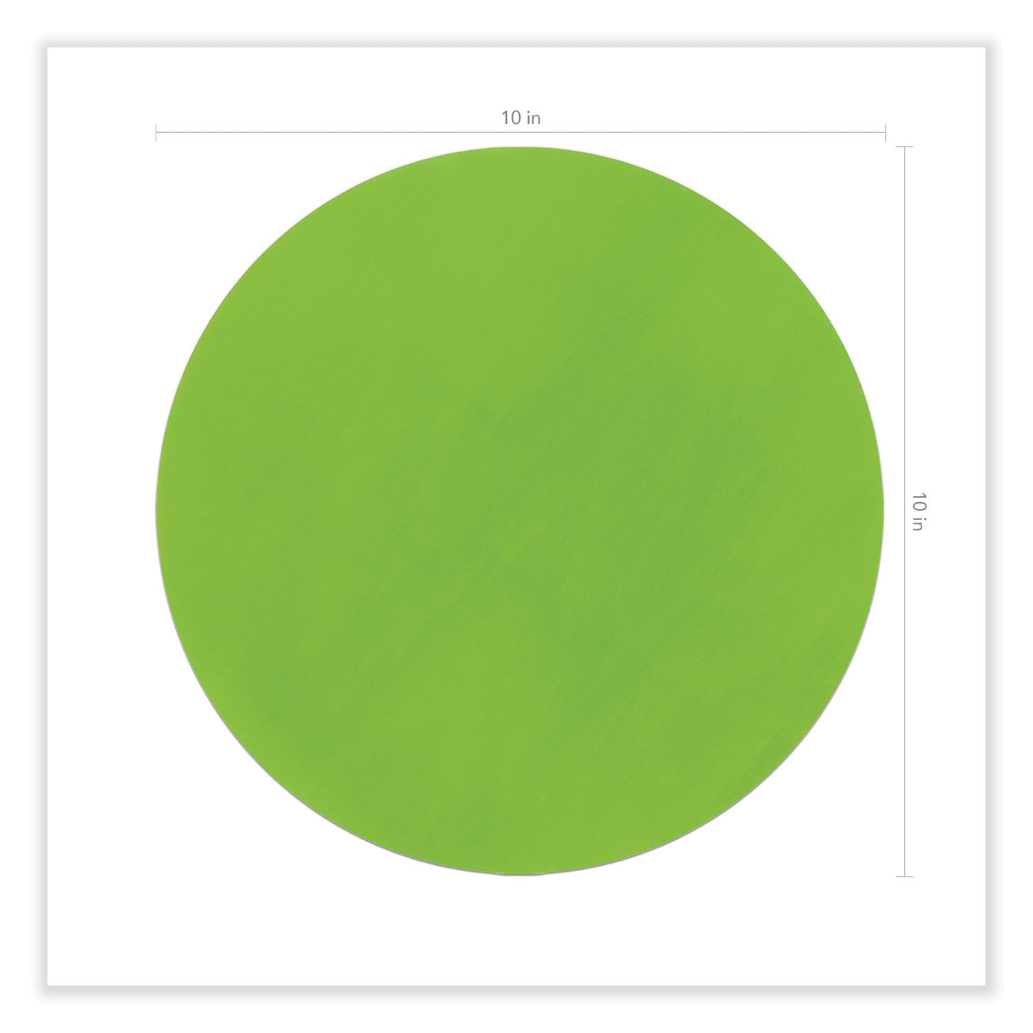 Pacon® Self Stick Dry Erase Circles, 10" x 10", Assorted Surface, 10/Pack