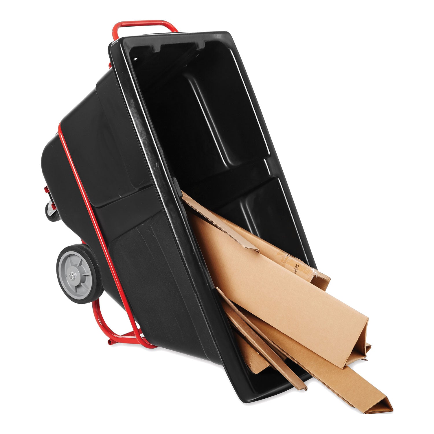Rubbermaid® Commercial 1 cu yd BRUTE Rotomolded Tilt Truck, 1,250 lb Capacity, Black