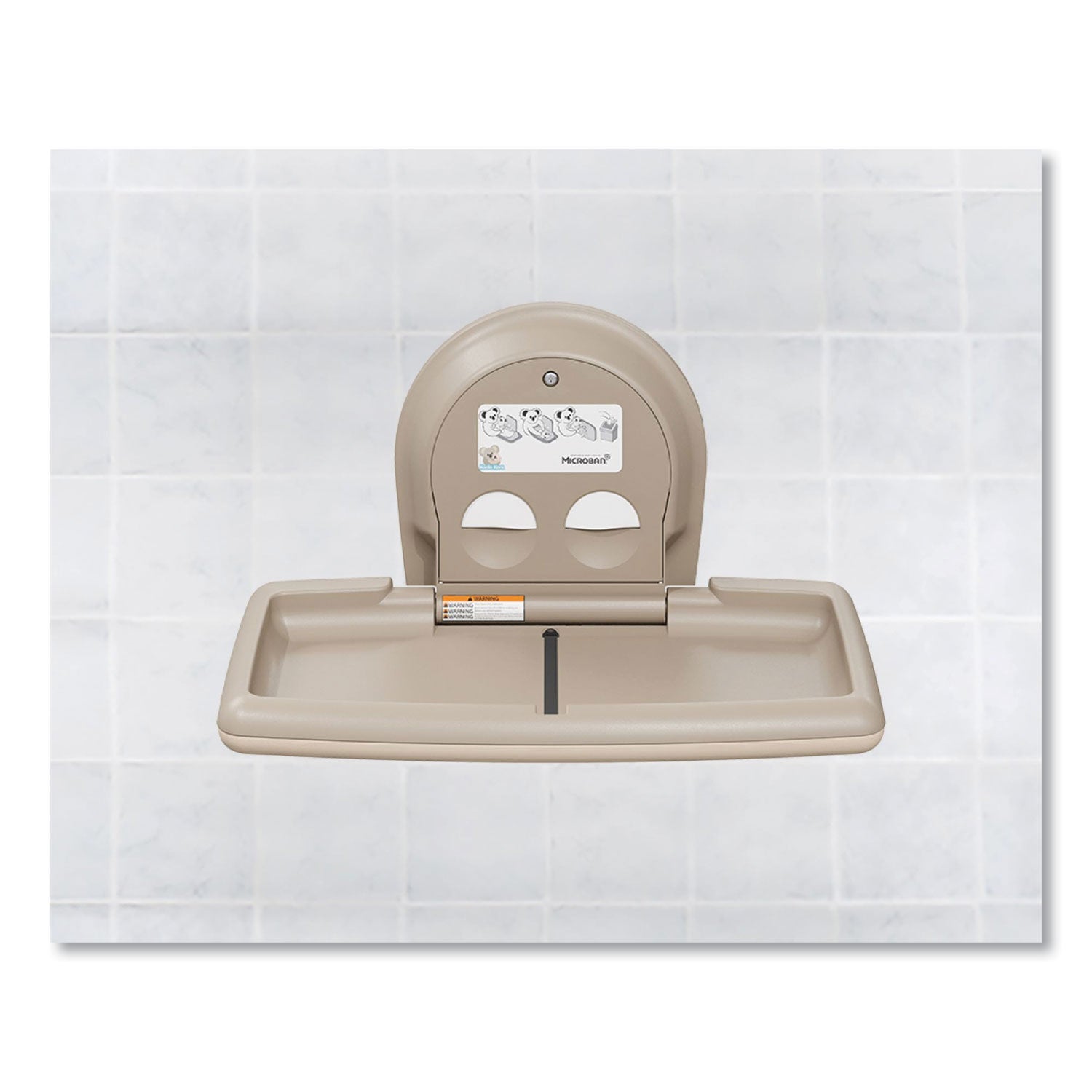 Koala Kare® Baby Changing Station, 36.5 x 54.25, Beige