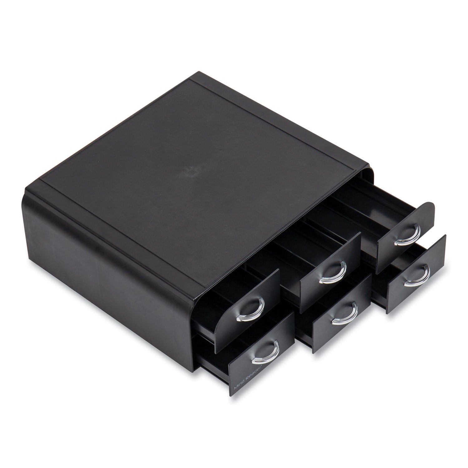 Mind Reader 2-Tier 6-Drawer Single Serve Coffee Pod Drawer, 14 x 12.25 x 4.75, Black