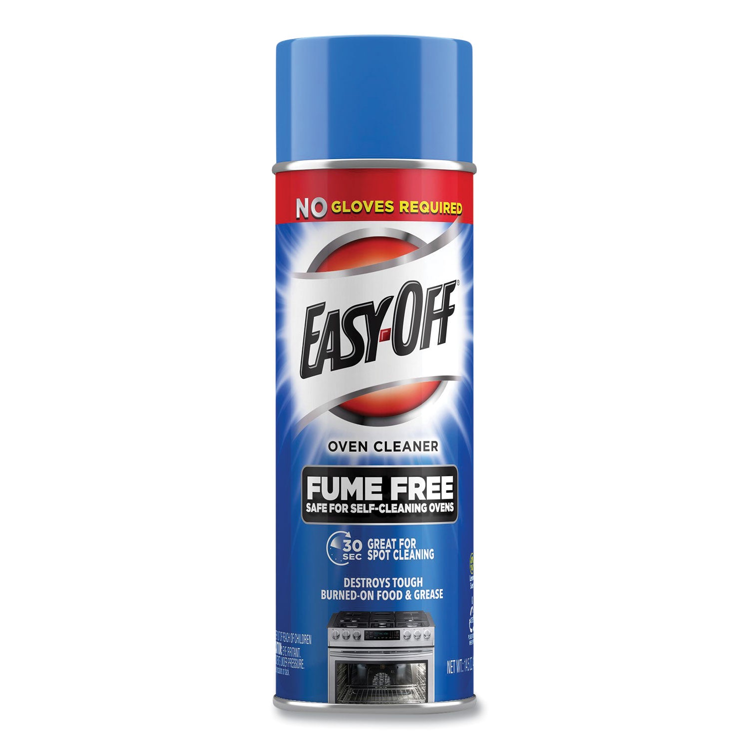 EASY-OFF® Fume-Free Oven Cleaner, Lemon Scent 14.5 Oz Aerosol Spray, 12/carton