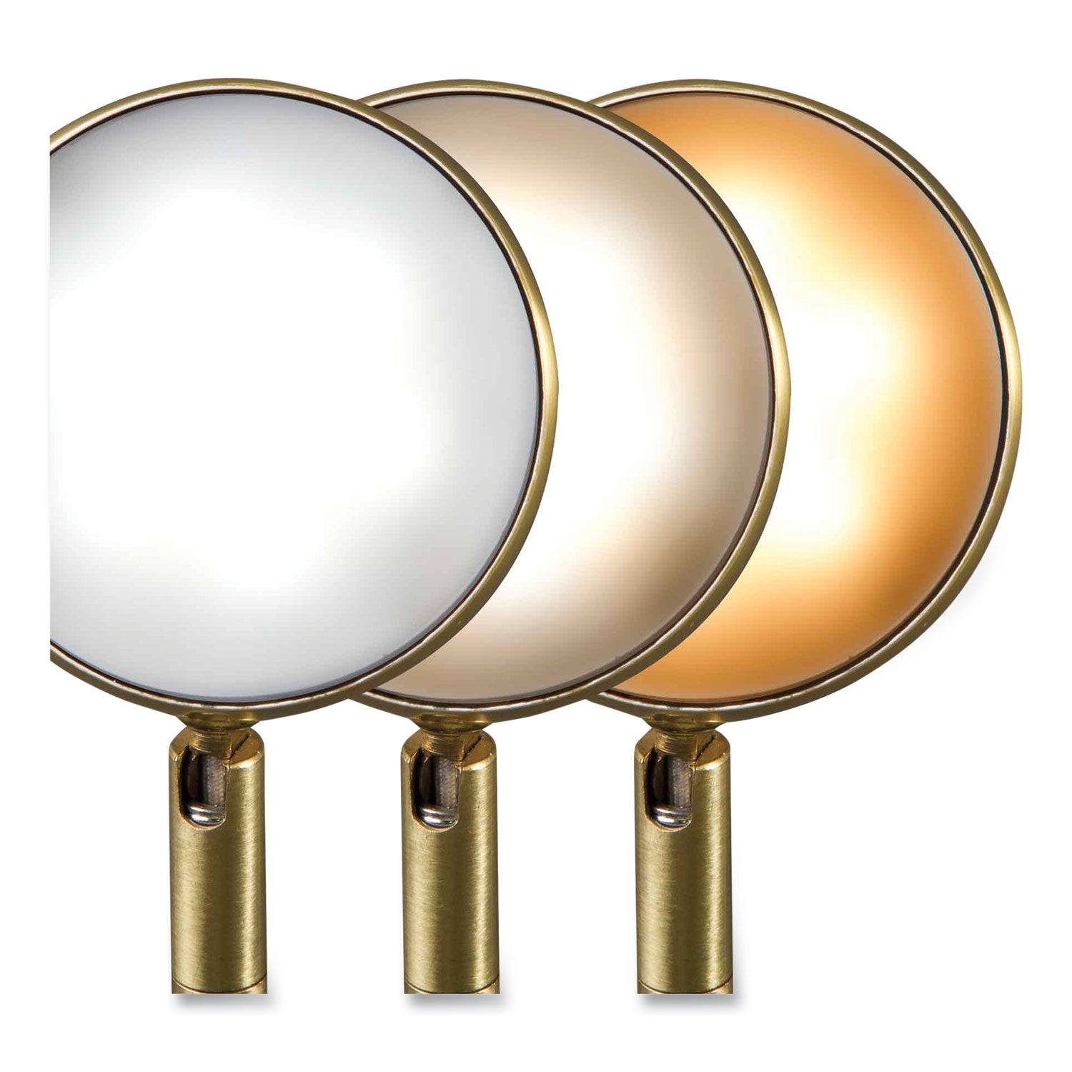 OttLite® Wellness Series Direct LED Desk Lamp, 4" to 18" High, Brass