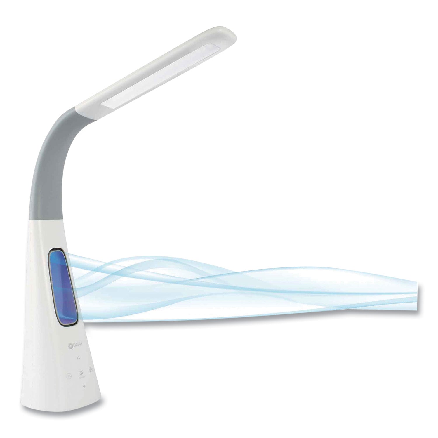 OttLite® Cool Breeze Fan Lamp, 15" to 26.5" High, White