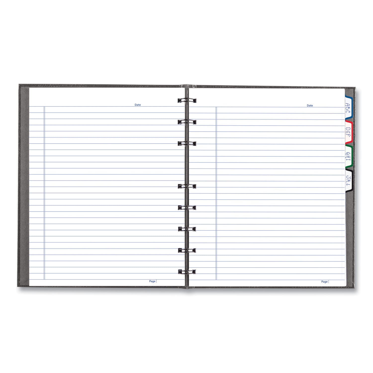 Blueline® NotePro Notebook, 1-Subject, Medium/College Rule, Cool Gray Cover, (75) 9.25 x 7.25 Sheets