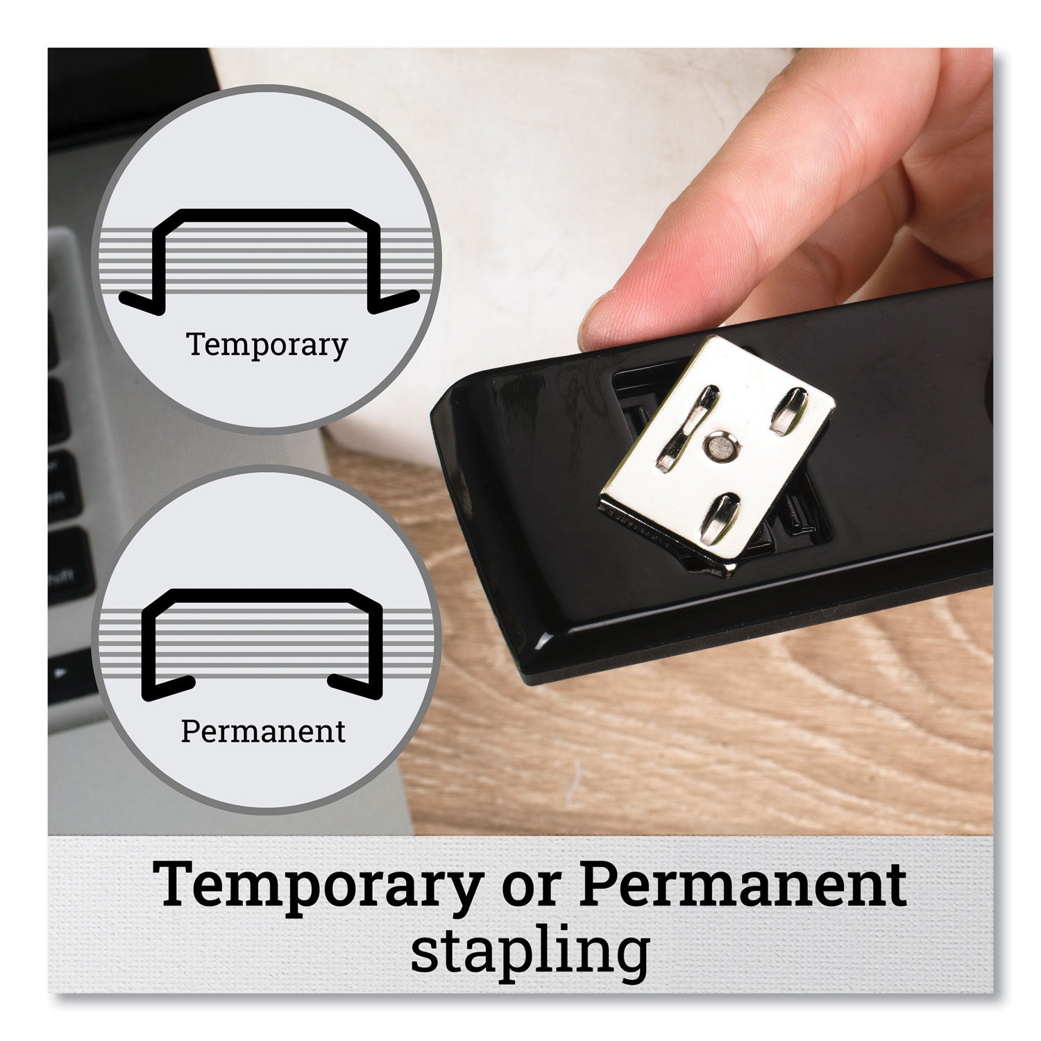 Swingline® 747 Classic Full Strip Stapler, 30-Sheet Capacity, Black