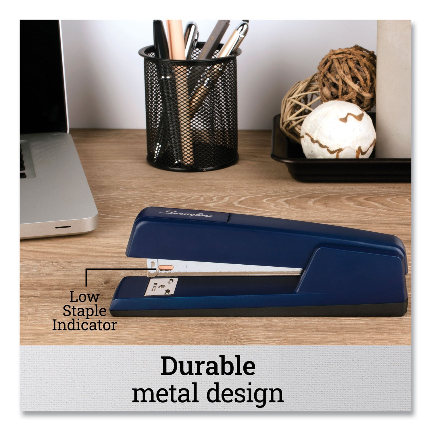 Swingline® 747 Classic Full Strip Stapler, 30-Sheet Capacity, Royal Blue