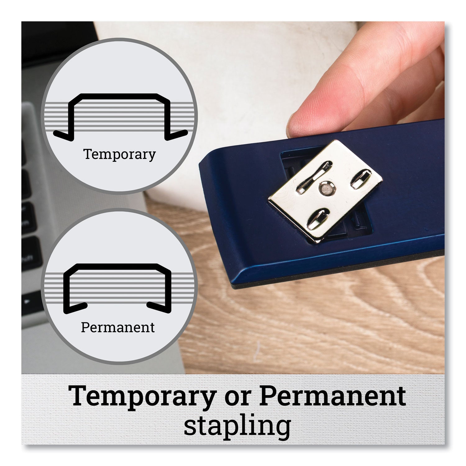 Swingline® 747 Classic Full Strip Stapler, 30-Sheet Capacity, Royal Blue