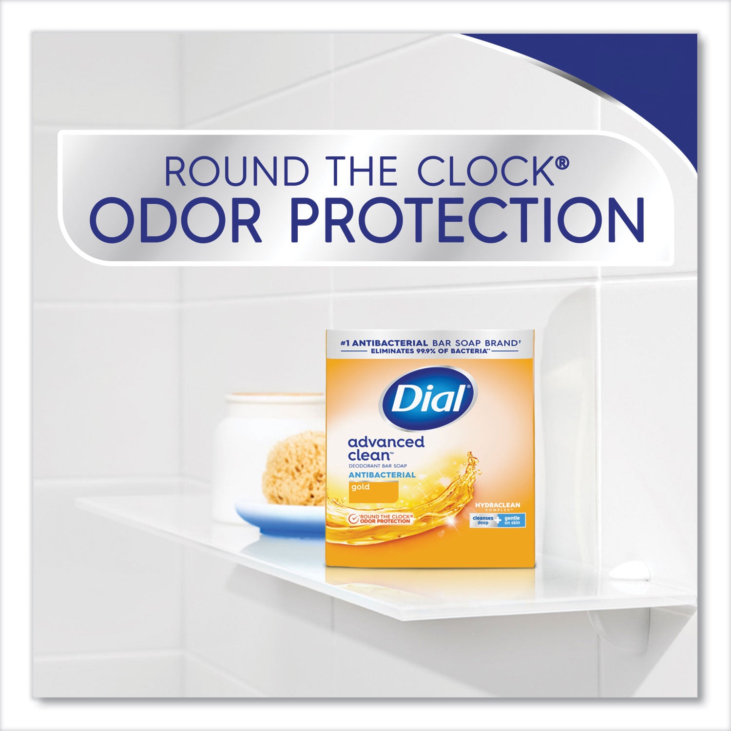 Dial® Deodorant Bar Soap, Iconic Dial Gold Fragrance, 4 oz, 36/Carton