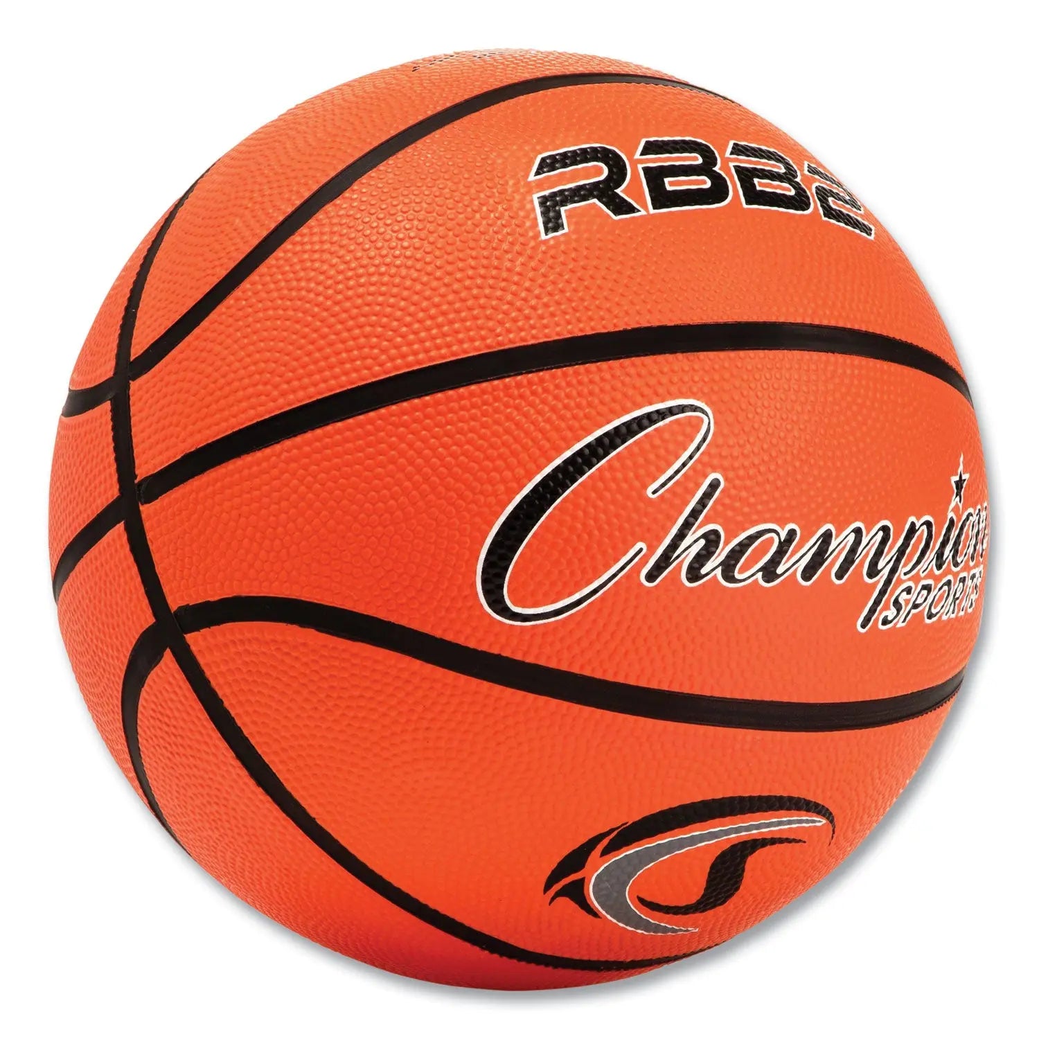 Rubber Sports Ball, For Basketball, No. 5 Size, Junior Size, Orange Champion Sports Flipcost