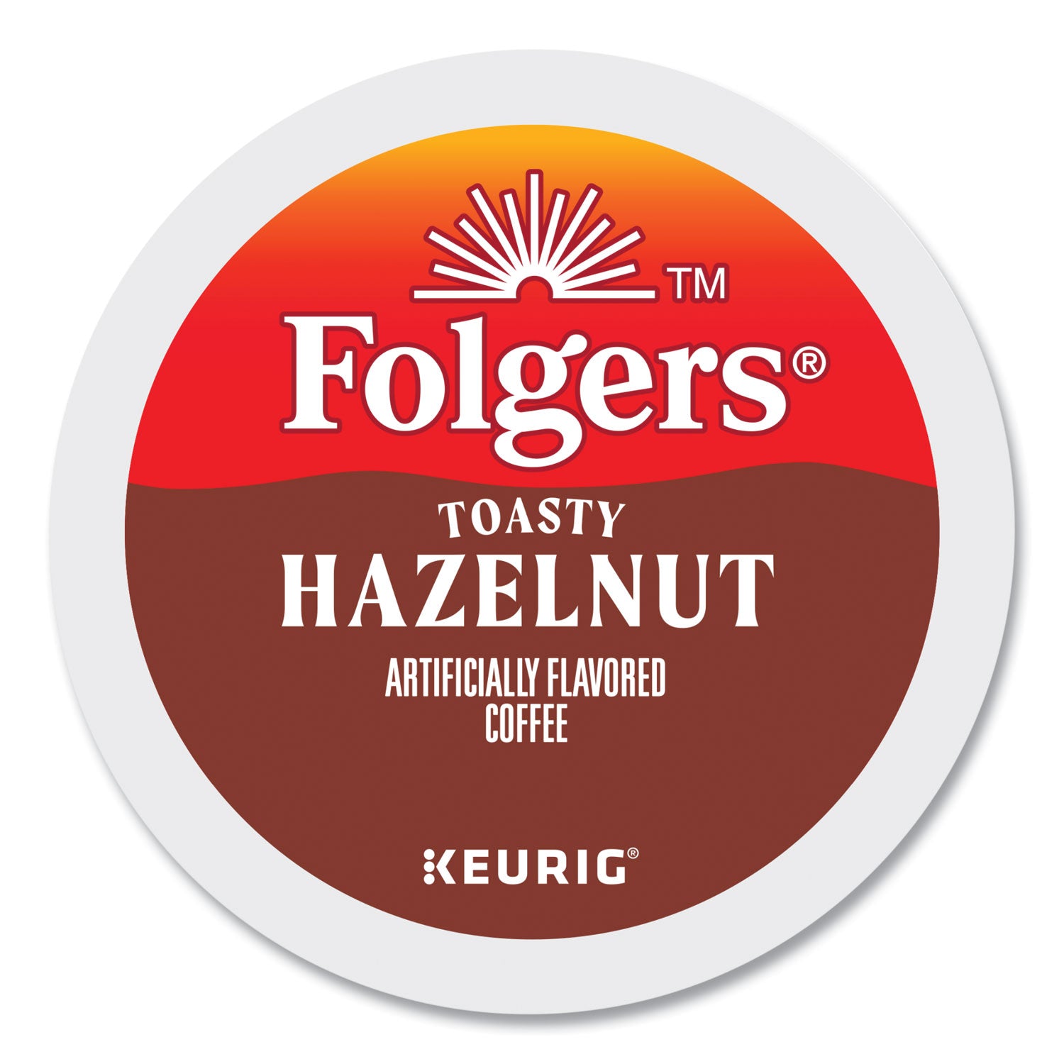 Folgers® Toasty Hazelnut Coffee K-Cups, 24/Box