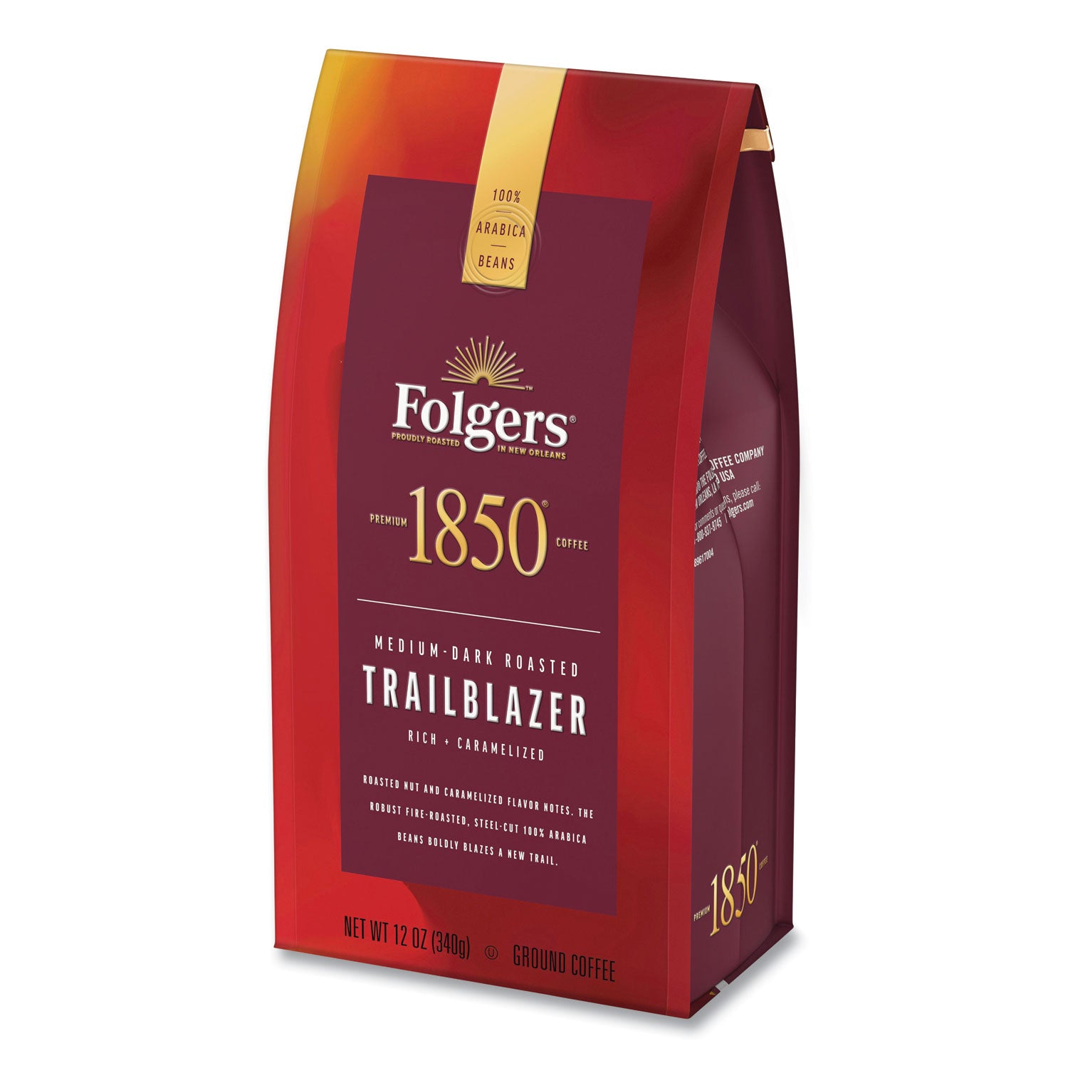 1850 Coffee, Trailblazer, 12 oz Bag, 6/Carton