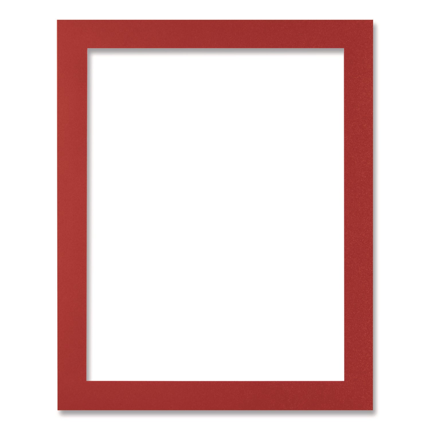 deflecto® Self-Adhesive Sign Holders, 8.5 x 11 Insert, Clear with Red Border Frame, 2/Pack