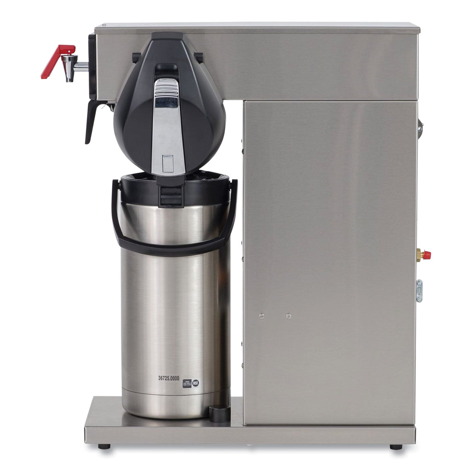 BUNN® AXIOM DV-APS Airpot System, 12 Cups, Silver/Black