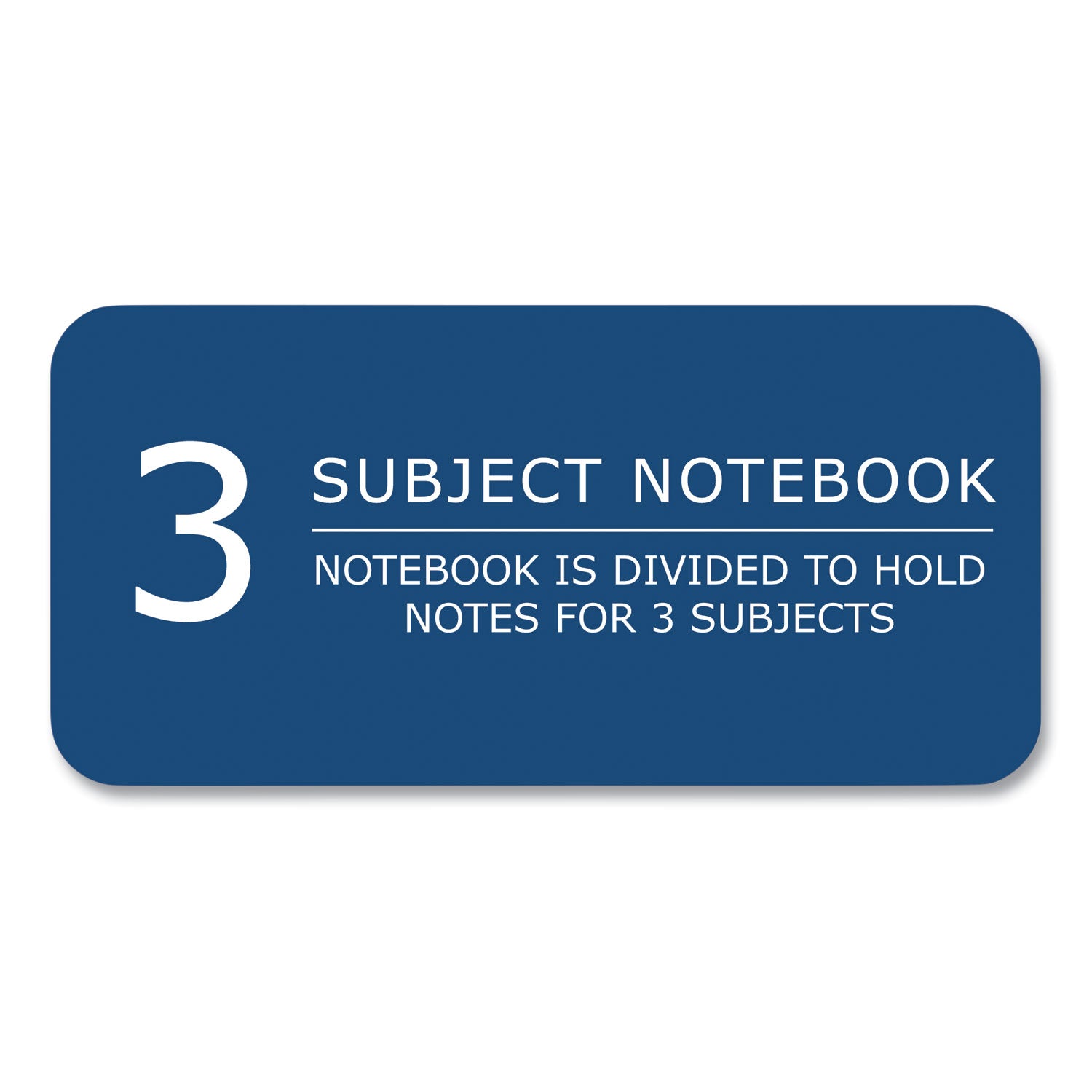 Roaring Spring® Subject Wirebound Notebook, 3-Subject, Medium/College Rule, Assorted Cover, (120) 10.5 x 8 Sheets, 24/Carton