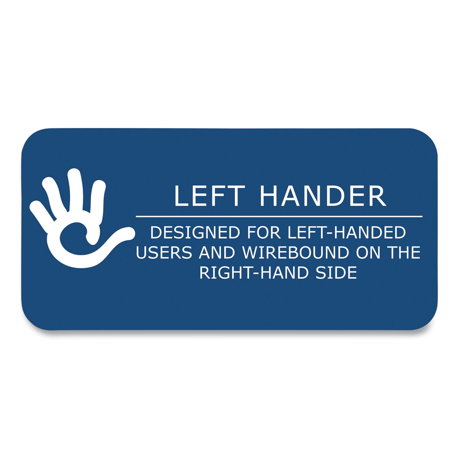 Roaring Spring® Lefty Notebook, 1-Subject, Wide/Legal Rule, Assorted Cover Colors, (100) 10.5 x 8.5 Sheets, 24/Carton