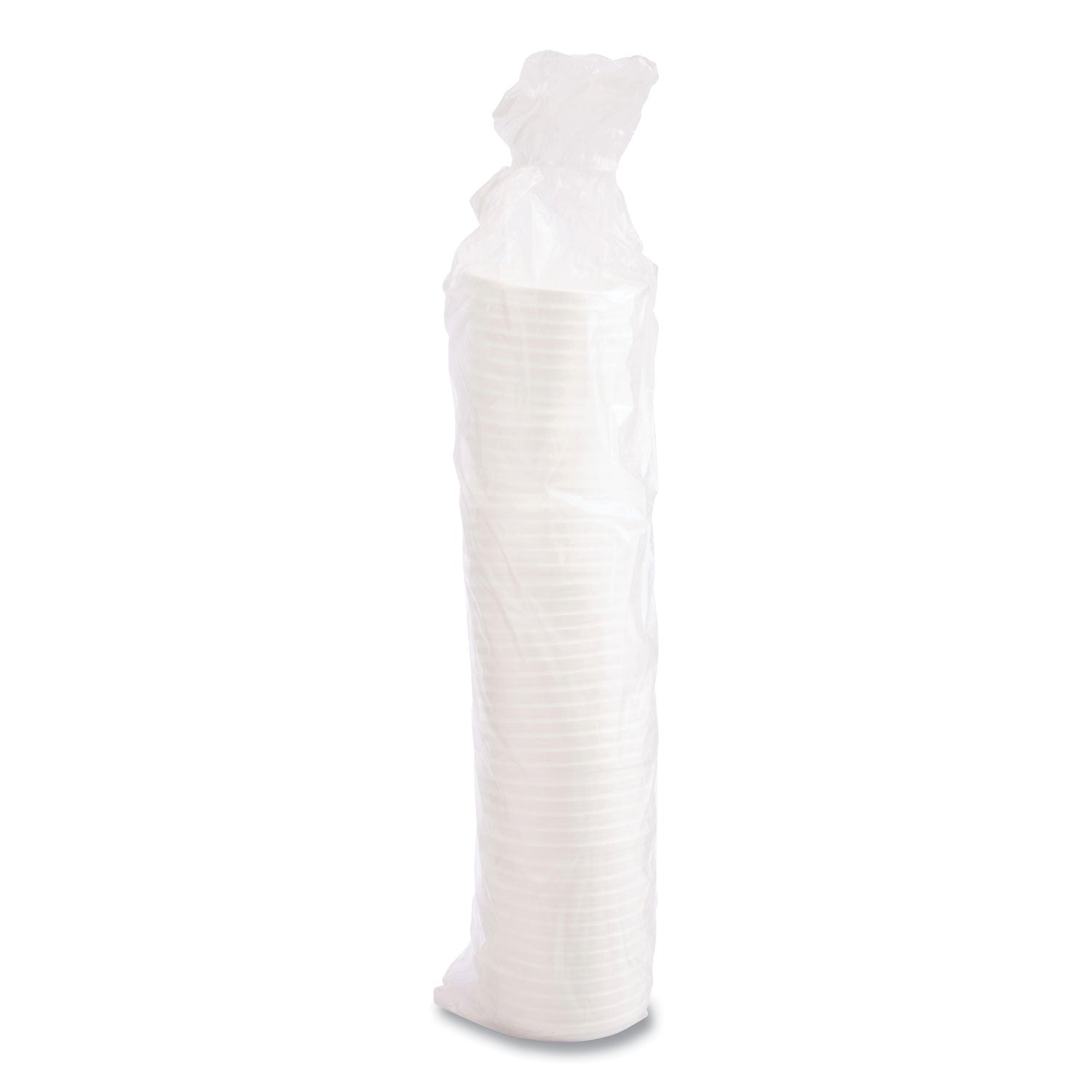 Dart® Vented Foam Lids, Fits 6 oz to 32 oz Hot Cups, White, 50/Pack, 10 Packs/Carton