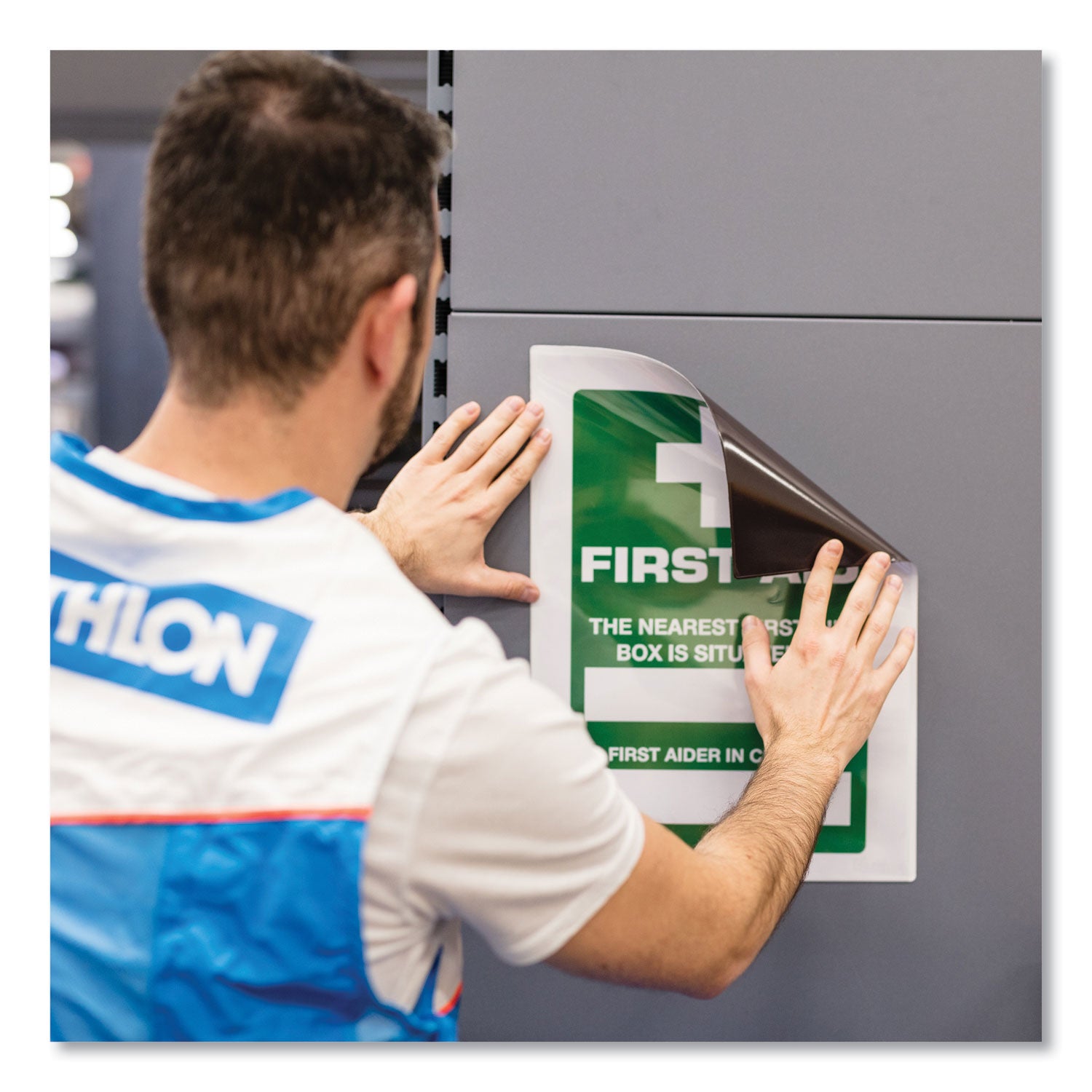 djois® by Tarifold Easy Load Magnetic Pocket with Corner Closure, 14 x 11, Clear Frame, 5/Pack