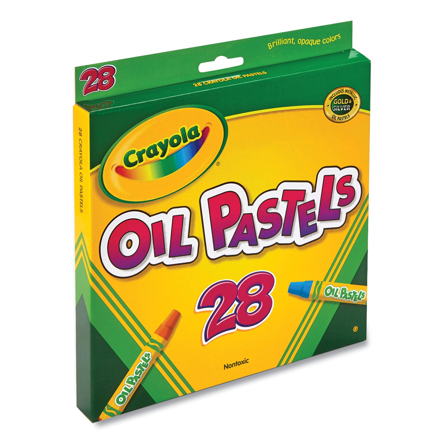 Crayola® Oil Pastels, 28 Assorted Colors, 28/pack