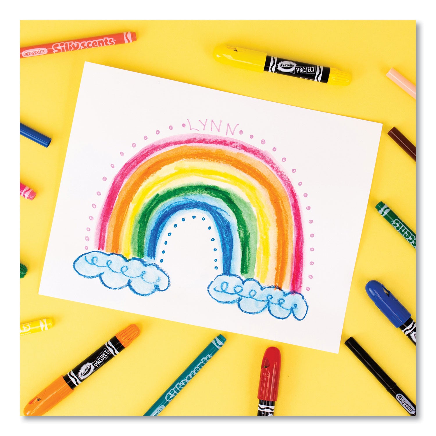 Crayola® Bulk Crayons, Yellow, 12/box