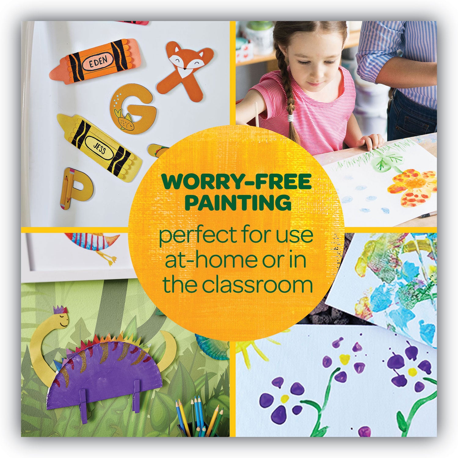 Crayola® Washable Paint, Peach, 16 Oz Bottle