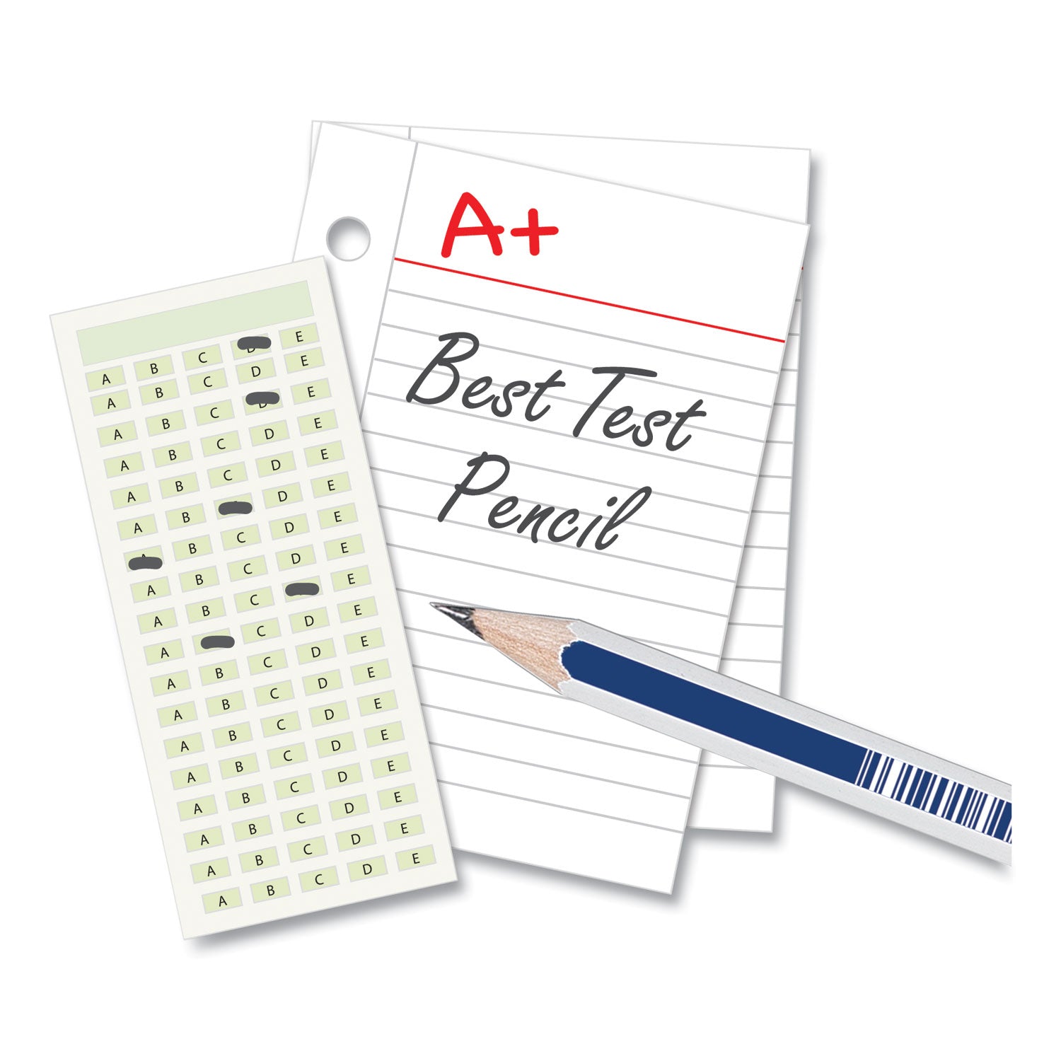 Staedtler® Woodcase Pencil, HB #2, Black Lead, Blue/White Barrel, 12/Pack