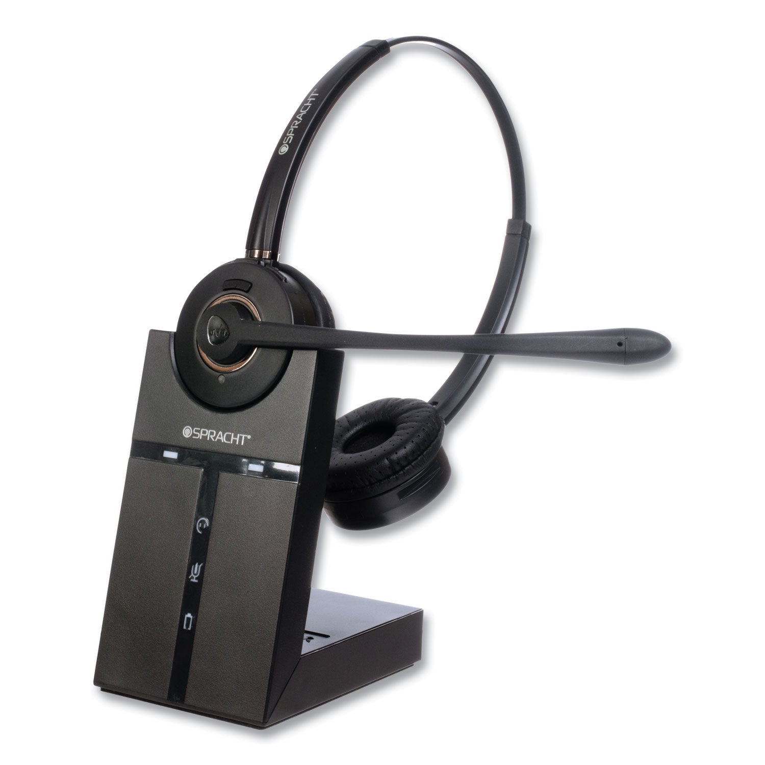 Spracht ZuM Maestro DECT Binaural Over The Head Headset, Black