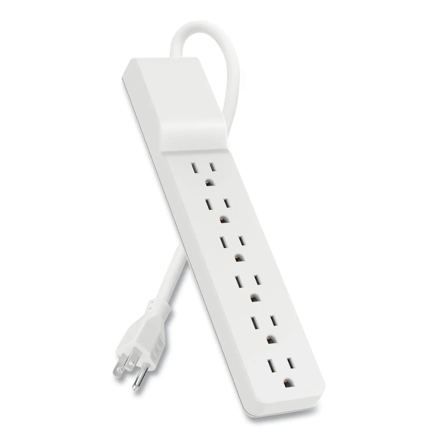 Home/Office Surge Protector, 6 AC Outlets, 6 ft Cord, 720 J, White Belkin® Flipcost