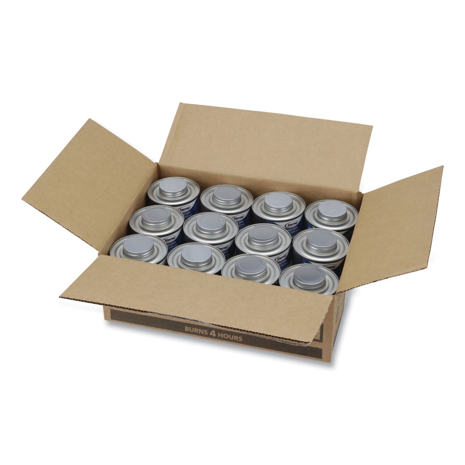 Sterno® Handy Wick Chafing Fuel, Methanol, 4 Hour Burn, 4.84 oz Can, 24/Carton