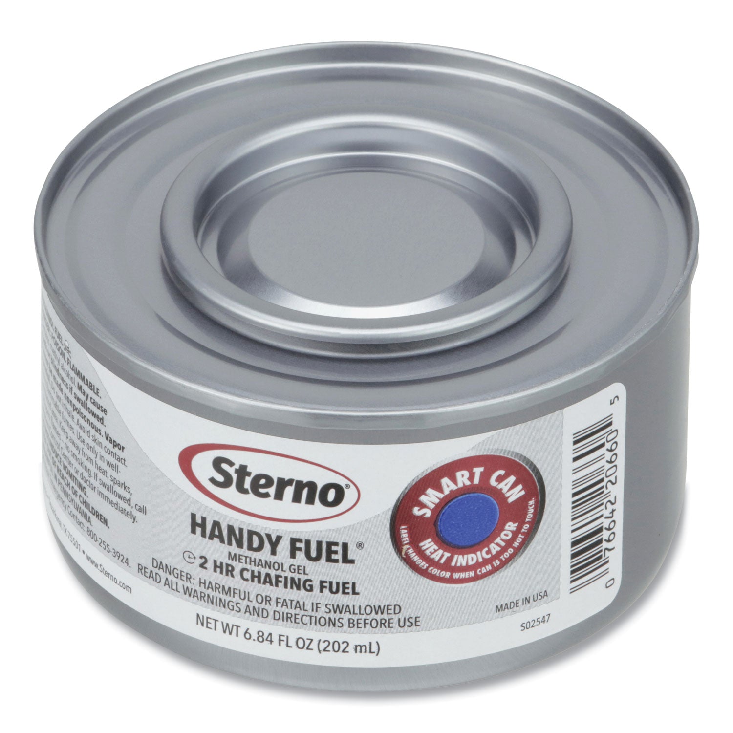 Sterno® Handy Fuel Methanol Gel Chafing Fuel, 2 Hour Burn, 6.7 oz, 72/Carton