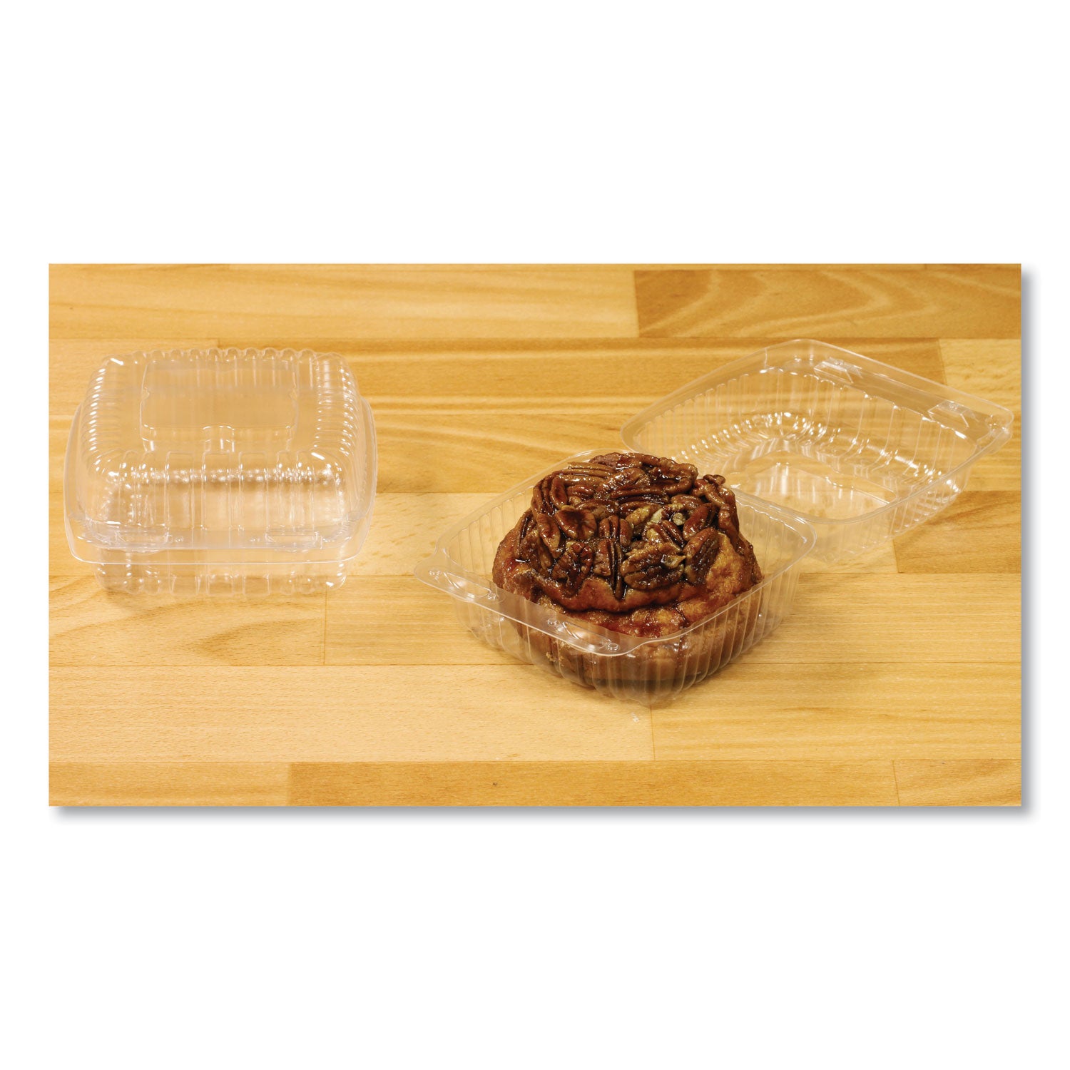 HFA® Handi-Lock Single Compartment Food Container, 16 oz, 5.63 x 3.25, Clear, Plastic, 500/Carton