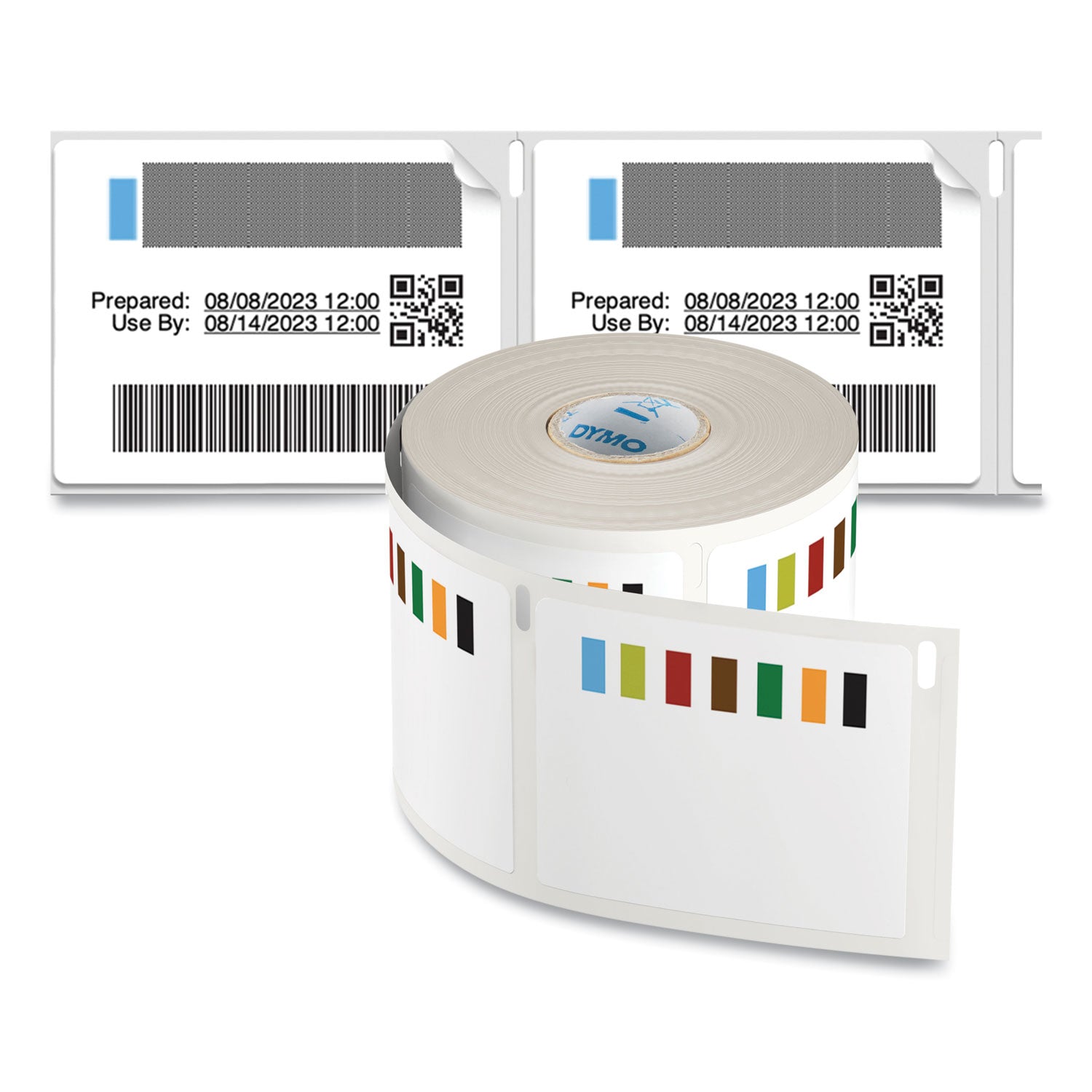 DYMO® Days of the Week Barcode Labels for LabelWriter Label Printers, 2.75 x 2.12, Black/White, 400 Labels/Roll