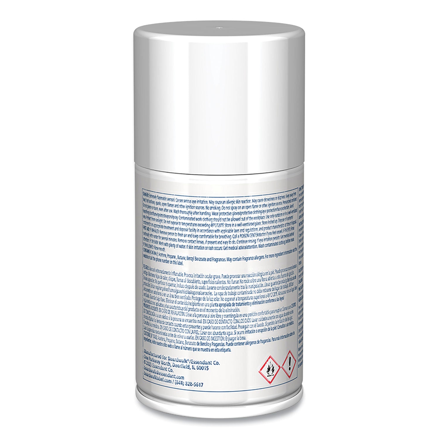 Boardwalk® Metered Air Freshener Refill, Powder Mist Scent, 7 oz Aerosol Spray, 12/Carton