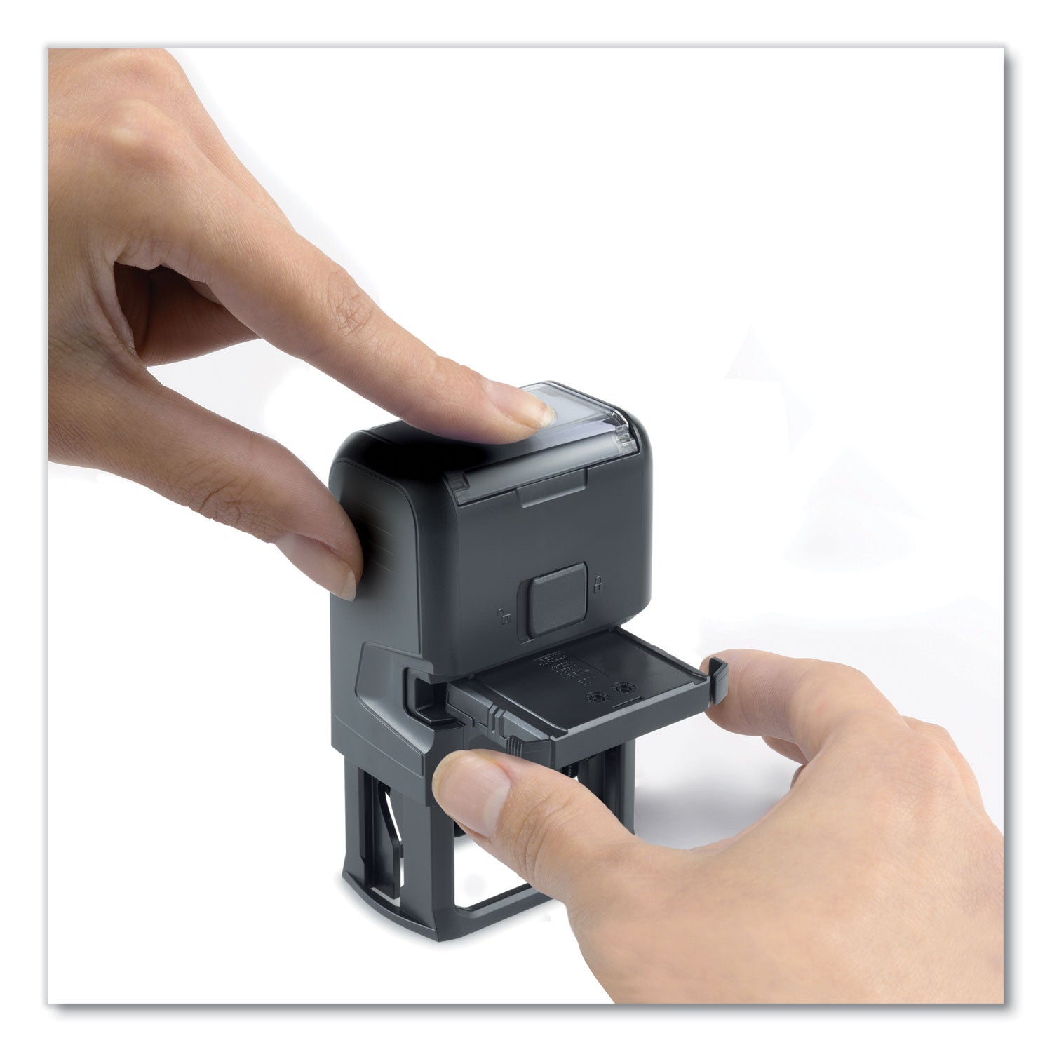 Trodat® E4750 Printy Replacement Pad for Trodat Self-Inking Stamps, 1" x 1.63", Black