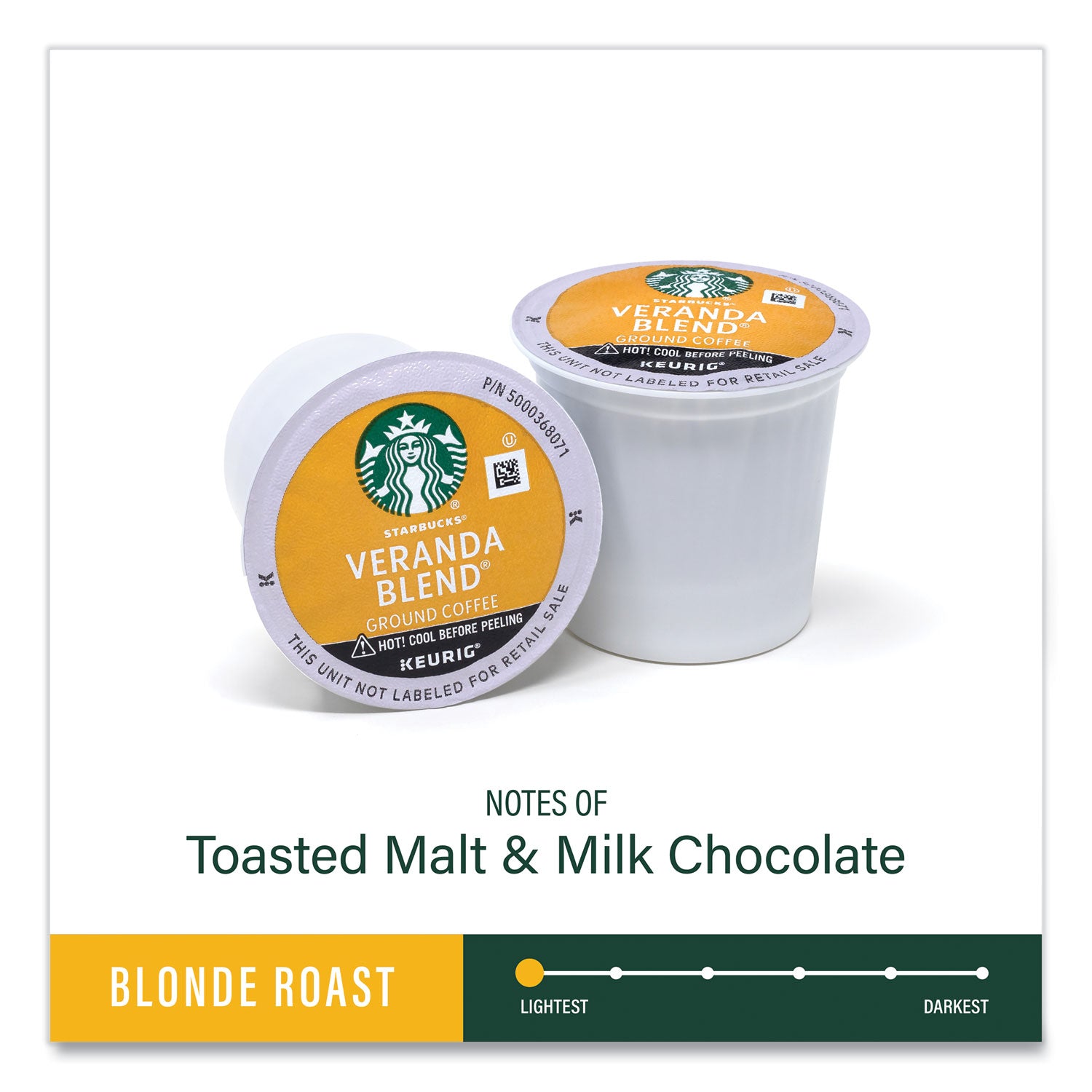 Starbucks® Veranda Blend Coffee K-Cups, 72/Carton