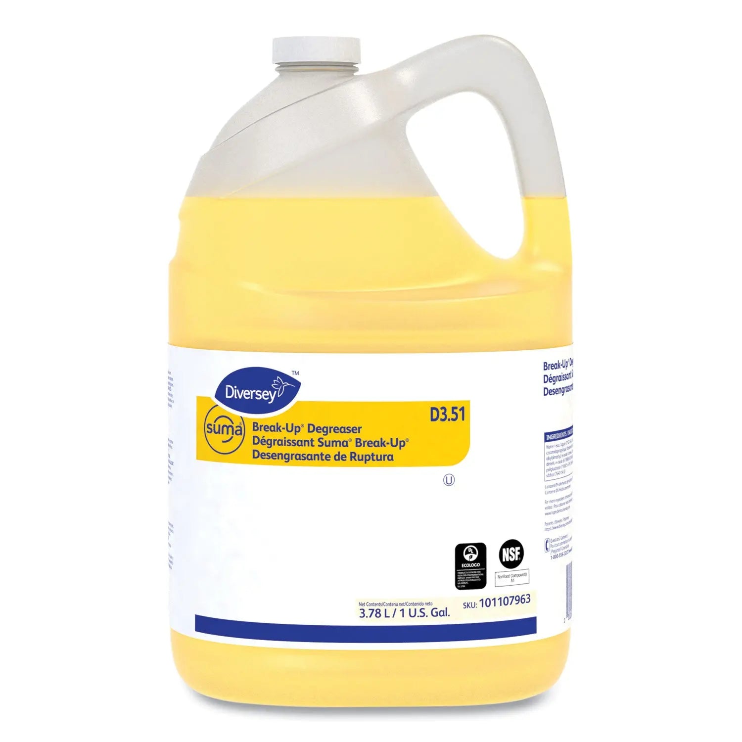 Suma Break-Up Degreaser D3.51, Characteristic Scent, 1 gal Bottle, 4/Carton Diversey™ Flipcost
