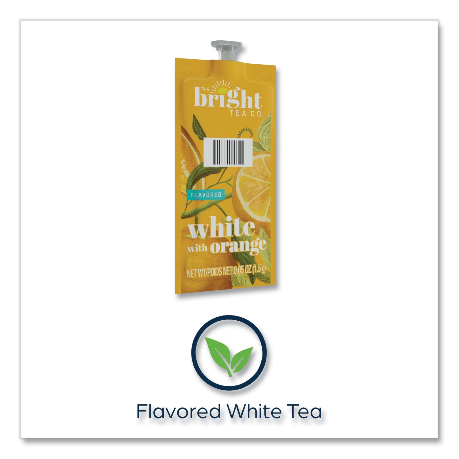 FLAVIA® The Bright Tea Co. White with Orange Tea Freshpack, 100/Carton