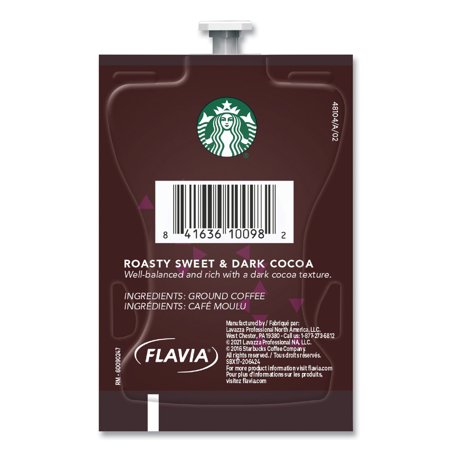 FLAVIA® Starbucks Caffe Verona Coffee Freshpack, 76/Carton