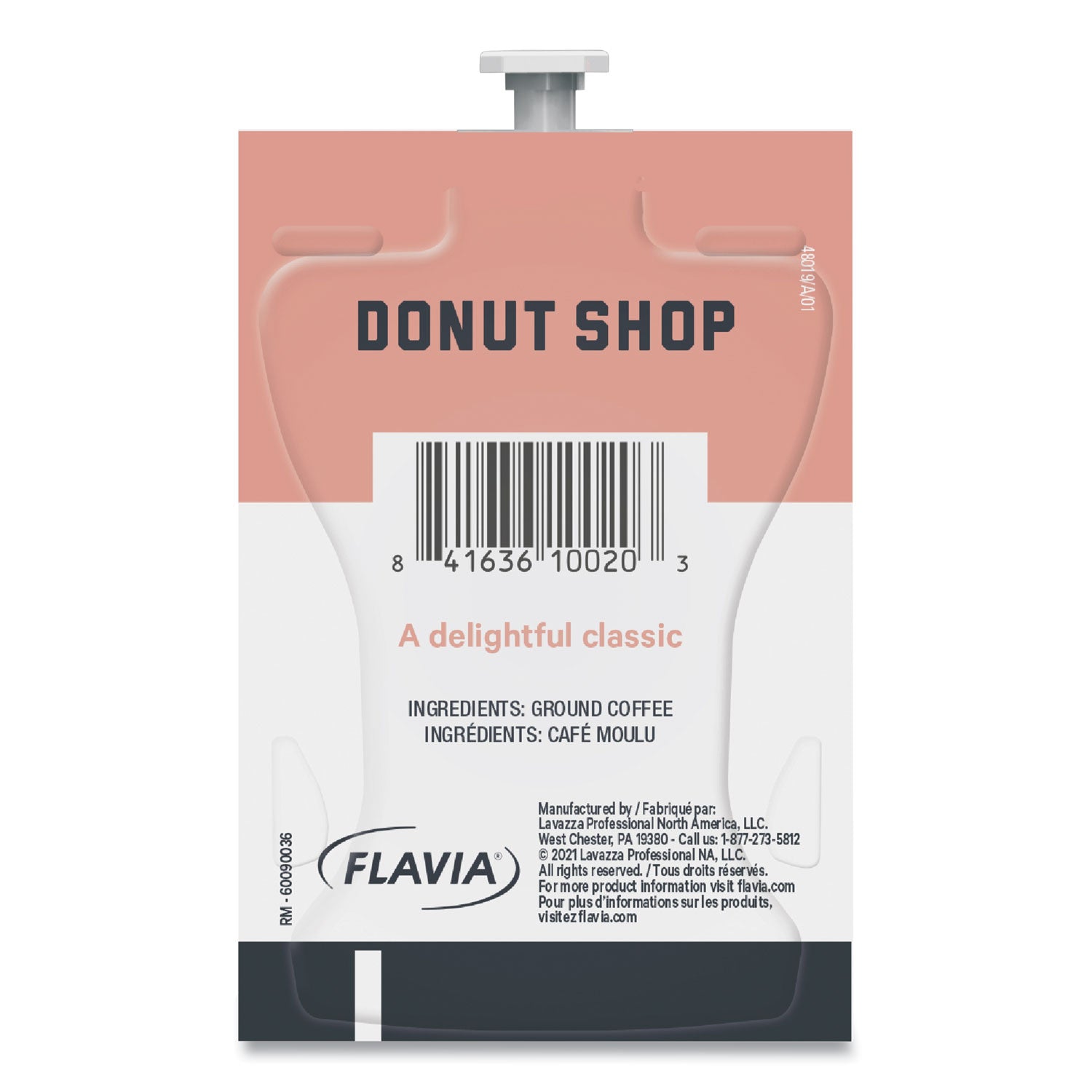 FLAVIA® Alterra Donut Shop Coffee Freshpack, 100/Carton
